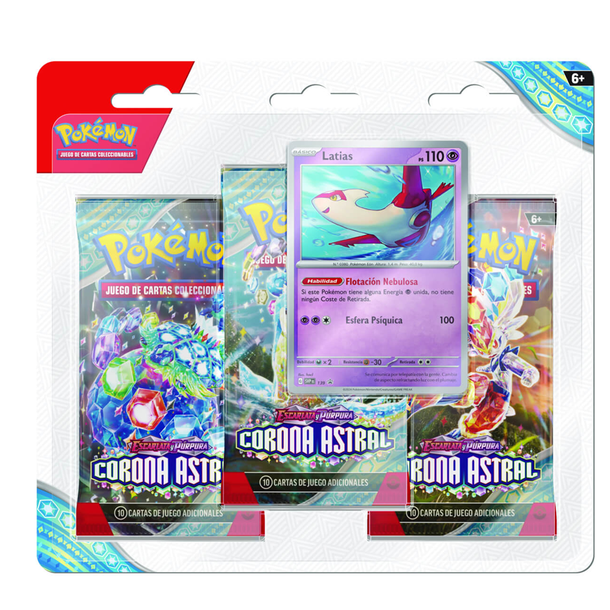3-Booster Blister -Stellar Crown (Latias) -Ingles-