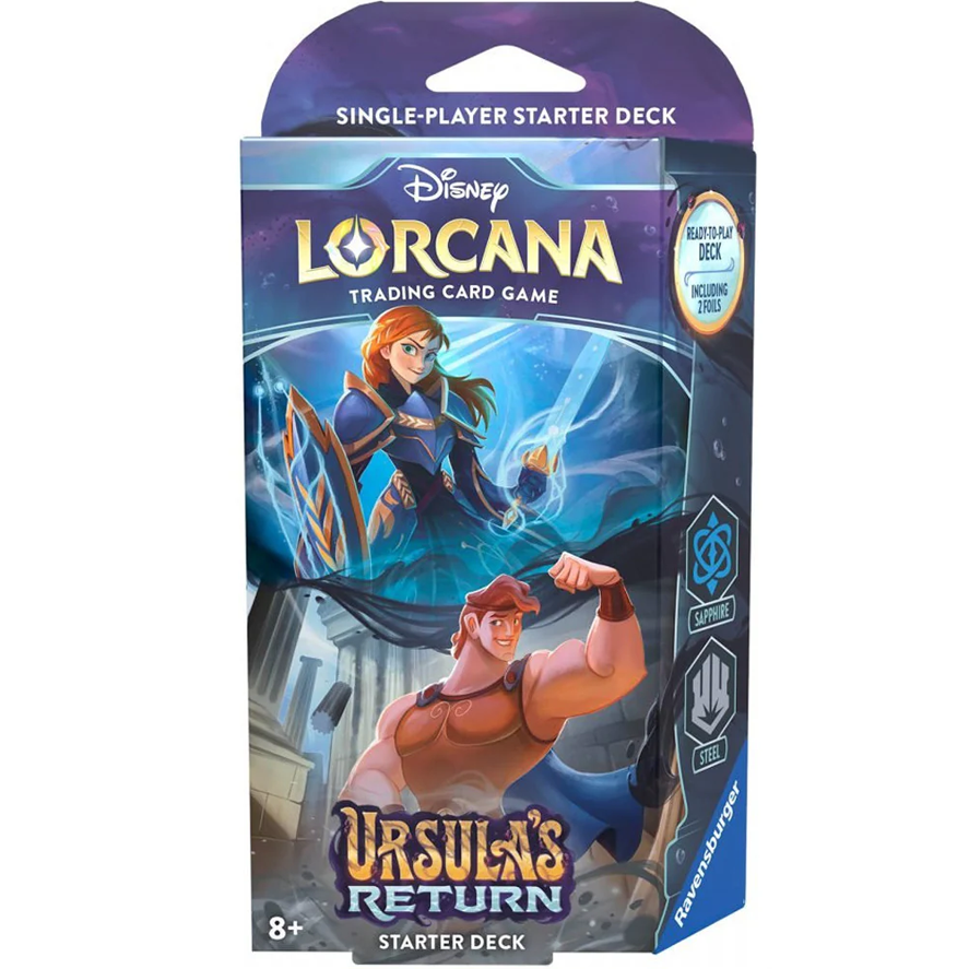 Starter Deck Lorcana: Ursula´s Return (Sapphire - Steel)