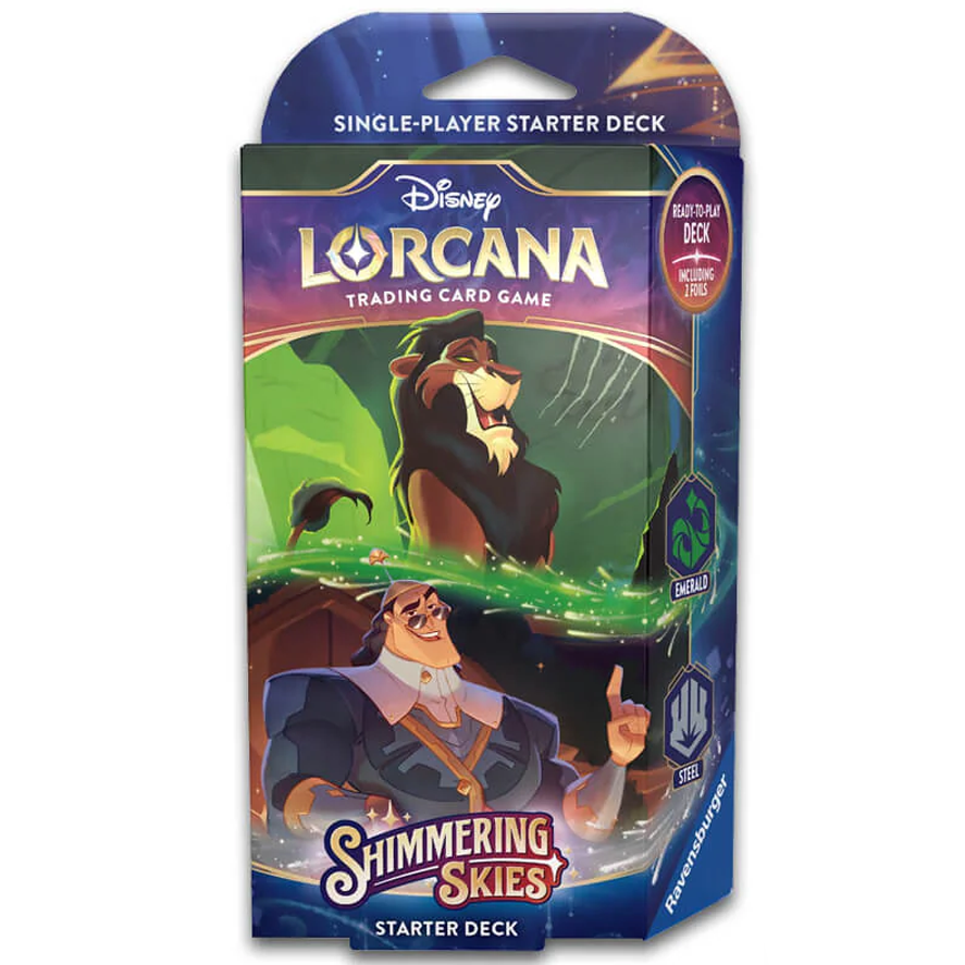 Starter Deck Lorcana: Shimmering Skies (Emerald - Steel)